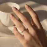 انگشتر طلا مینیمال زنانه