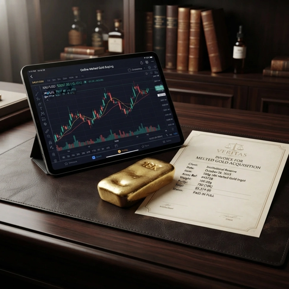 خرید طلای آب شده آنلاین و بررسی قیمت و عیار